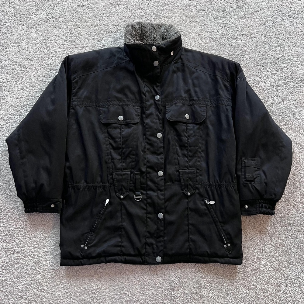 Nevica Entrant FS25 Ski Jacket Womens 10 Black Quilted Lined Winter Insulated